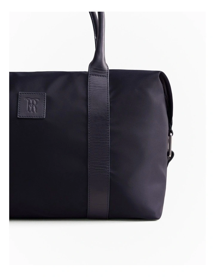 Terra Leather Trimmed Travel Bag in Night Sky image 6