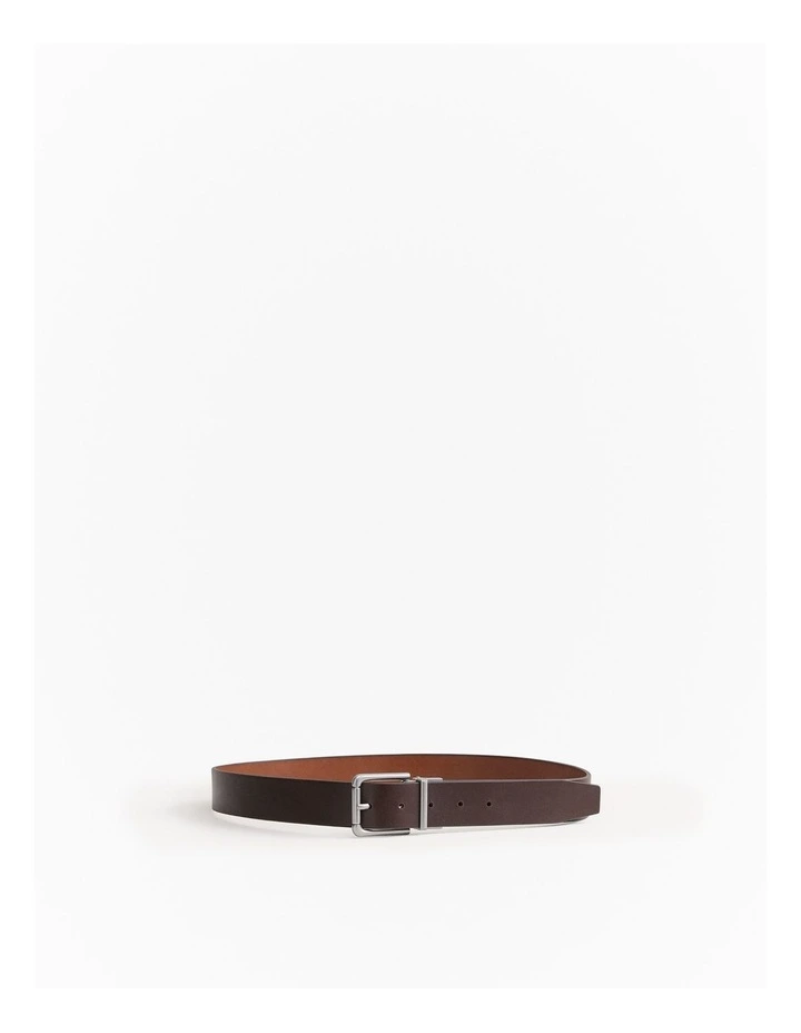 Flint Reversible Belt in Espresso image 1