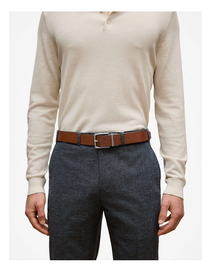 Flint Reversible Belt in Espresso image 2