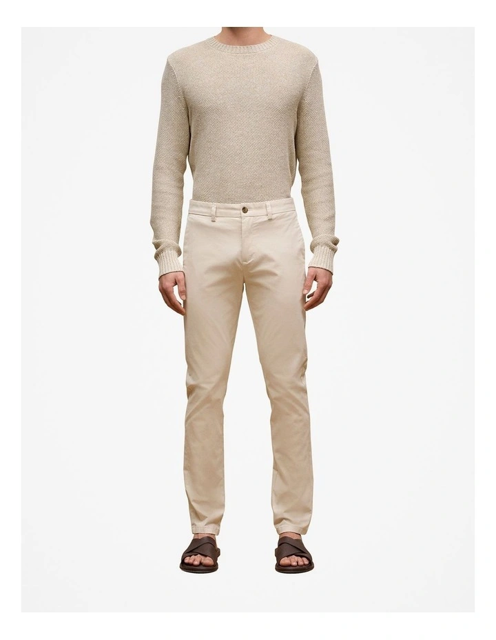Slim Fit Chino in Stone image 1