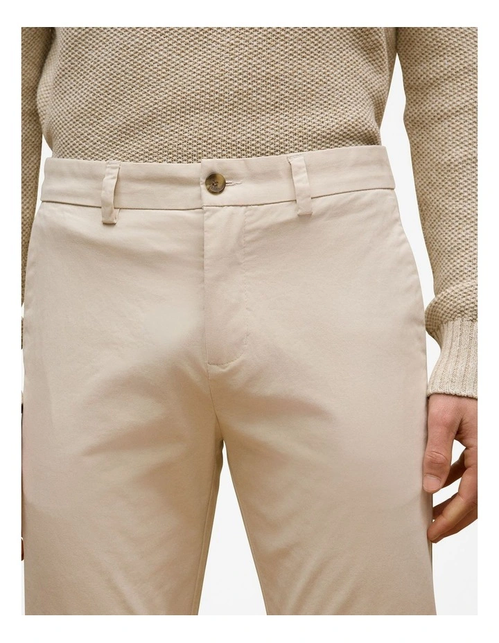 Slim Fit Chino in Stone image 3