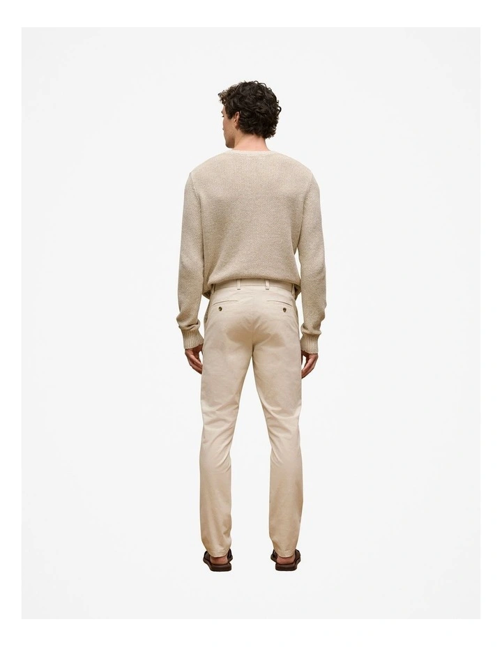 Slim Fit Chino in Stone image 4