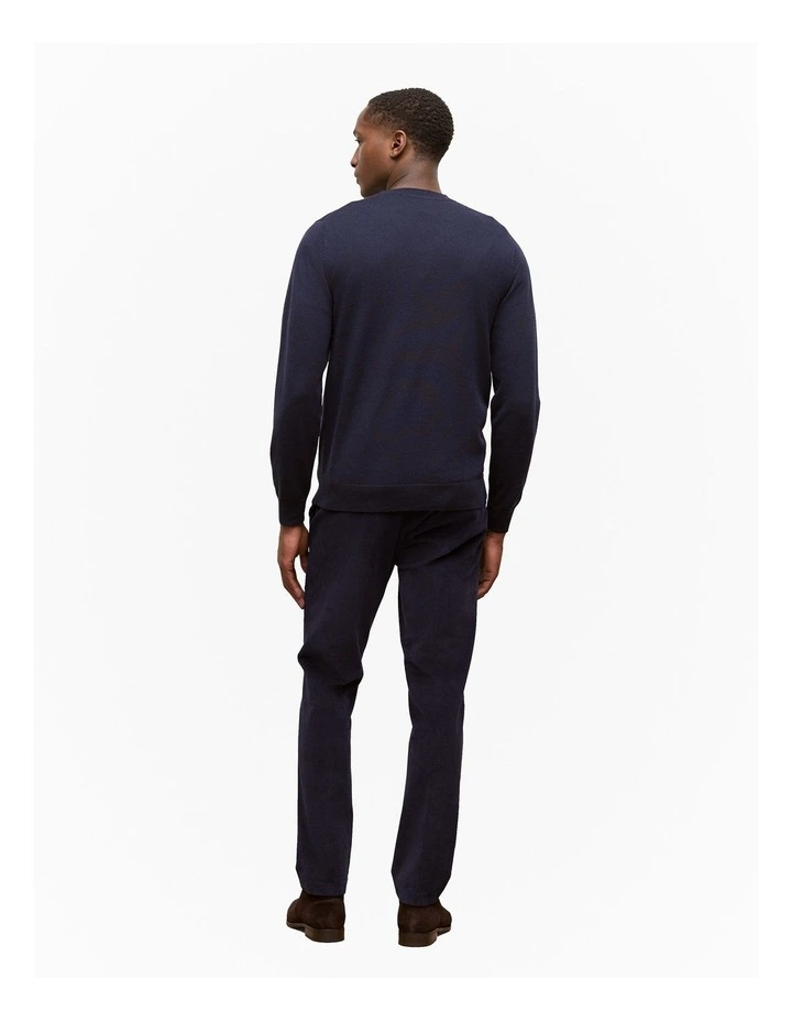 Merino V Neck in Night Sky image 4