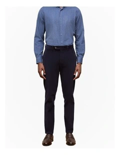 Tailored Cord Trouser in Navy