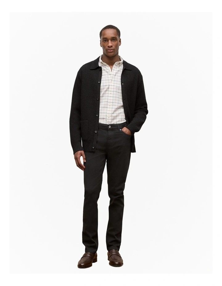 Fine Check Oxford Shirt in Marshmallow image 2