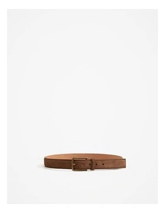 Mica Suede Belt in Latte