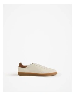 Halden Leather Sneaker in Parchment