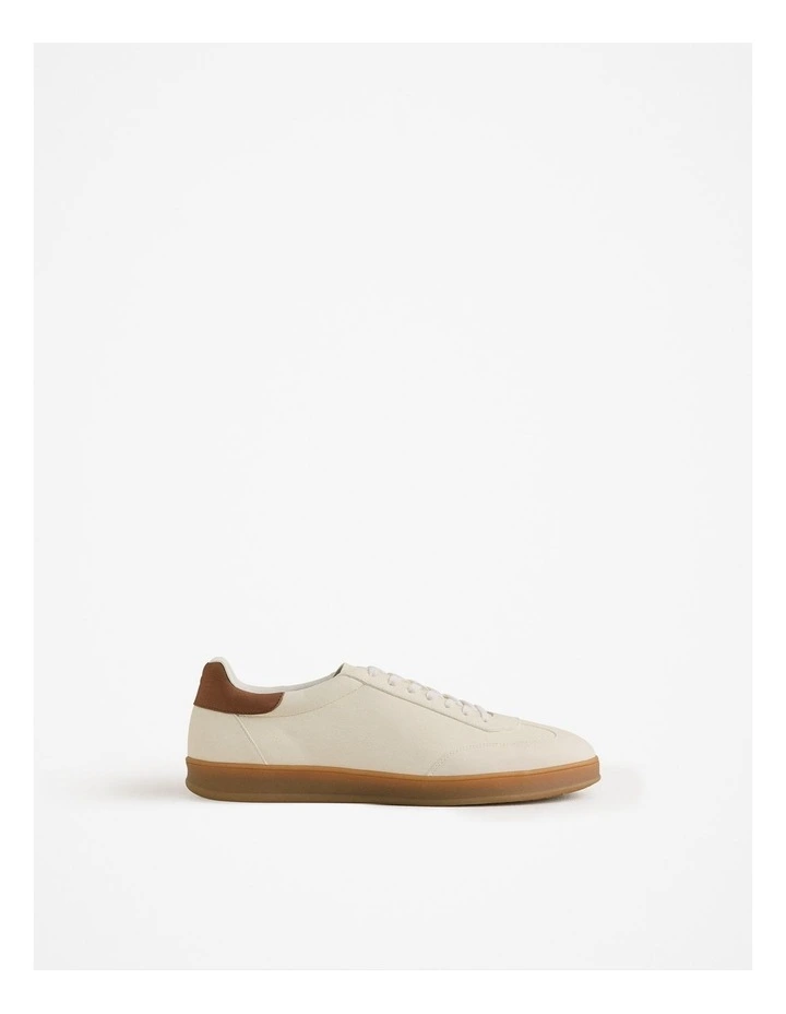 Halden Leather Sneaker in Parchment image 1