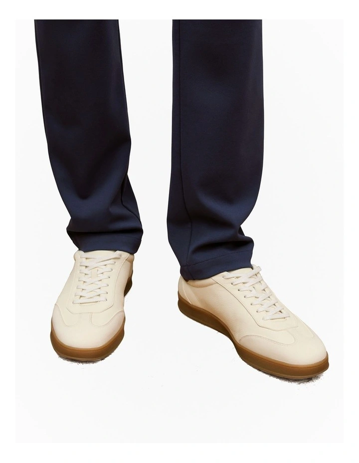 Halden Leather Sneaker in Parchment image 2