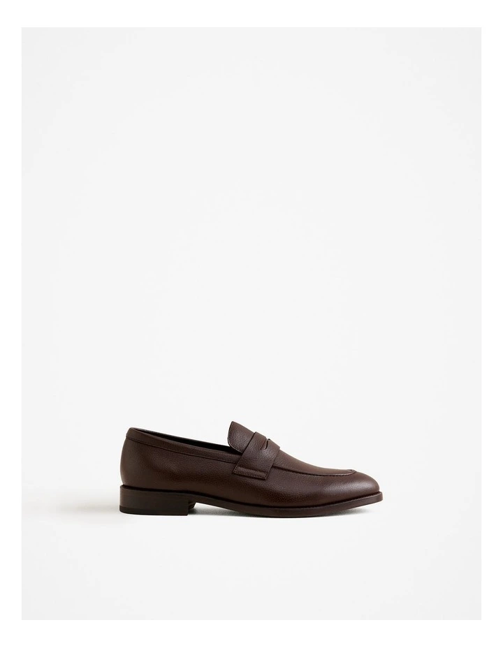 Umber Saddle Loafer in Espresso image 1
