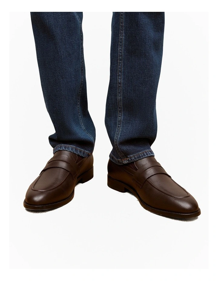 Umber Saddle Loafer in Espresso image 2