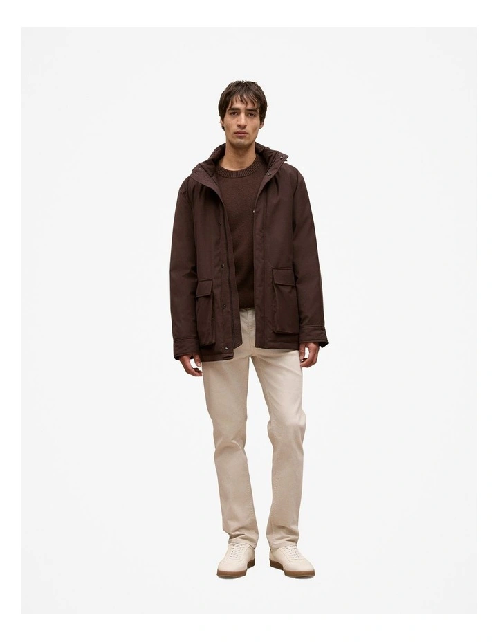 Technical Parka in Coffee Bean image 3