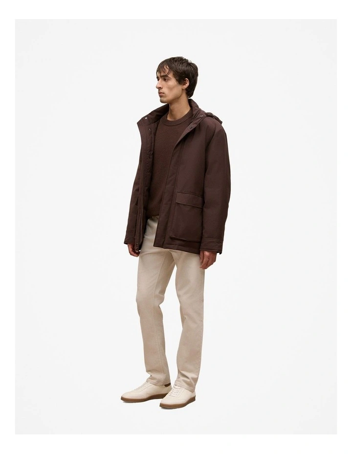 Technical Parka in Coffee Bean image 5