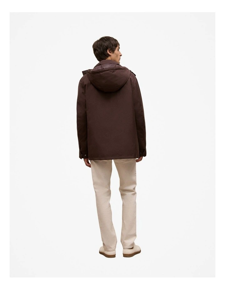 Technical Parka in Coffee Bean image 6