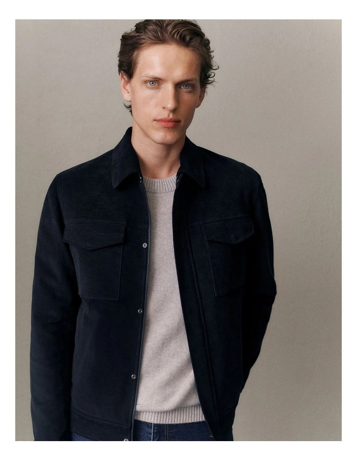 Moleskin Harrington in Navy image 2