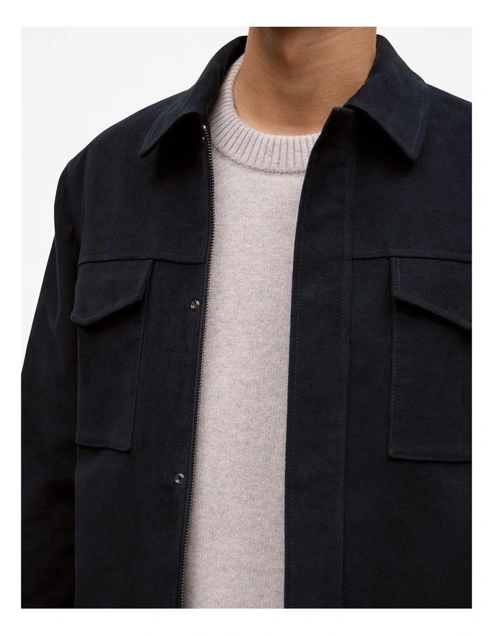Moleskin Harrington in Navy image 4