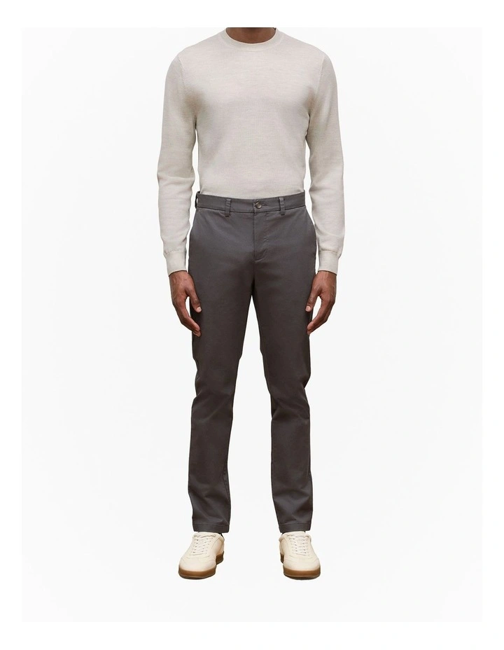 Slim Fit Chino in Charcoal image 1