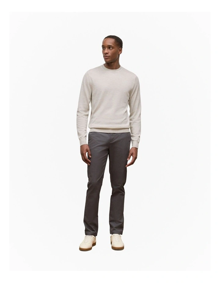 Slim Fit Chino in Charcoal image 2