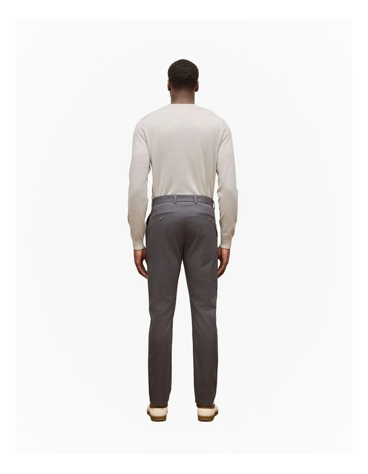 Slim Fit Chino in Charcoal image 4