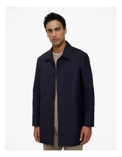 Classic Mac Coat in Navy