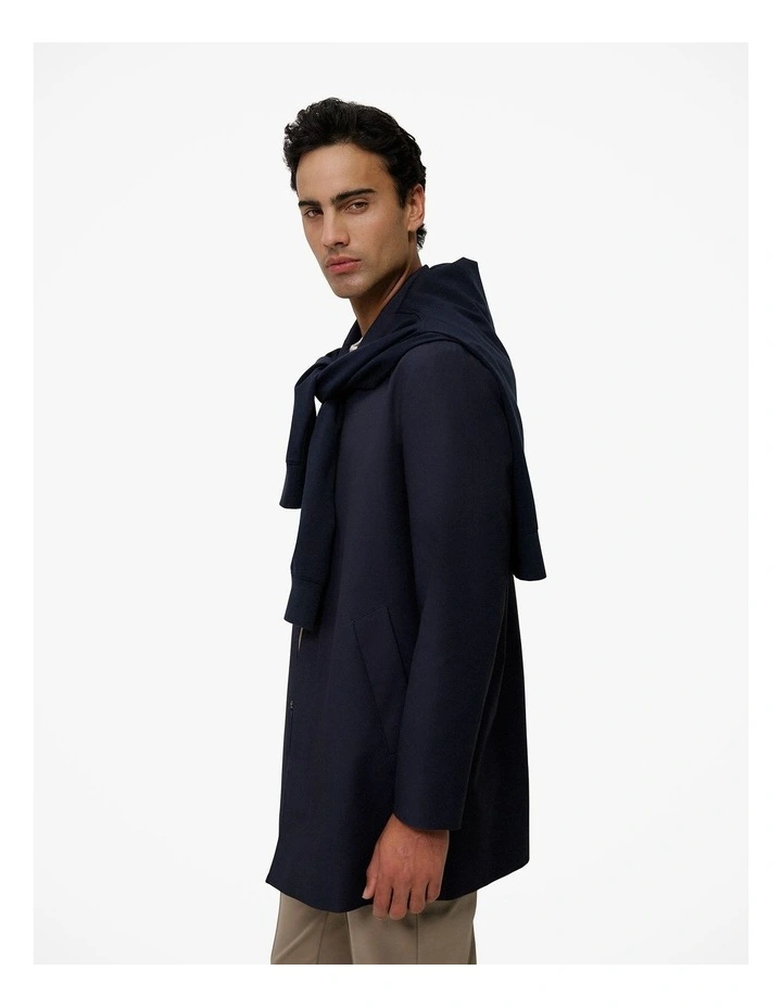 Classic Mac Coat in Navy image 5