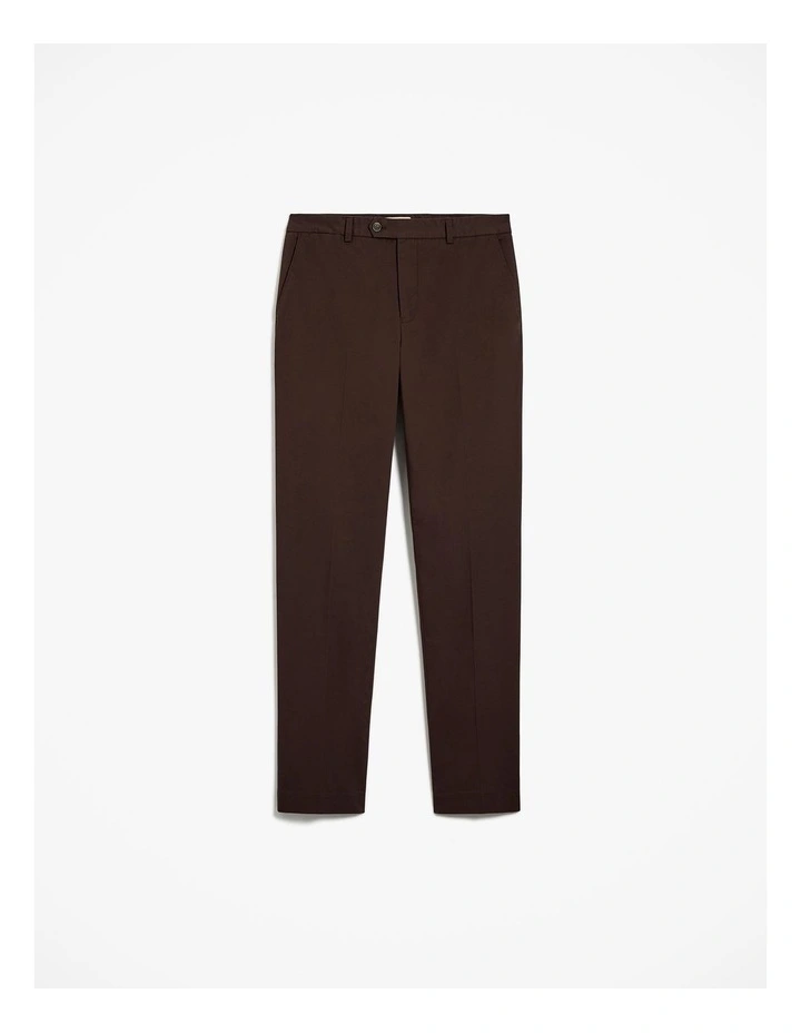 Cotton Twill Trouser in Coffee image 6