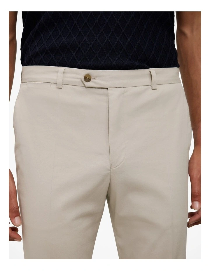 Cotton Twill Trouser in Fawn image 3