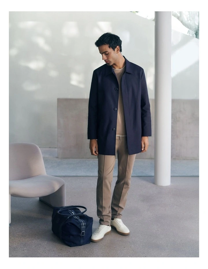 Ponte Straight Leg Pant in Dark Taupe image 2