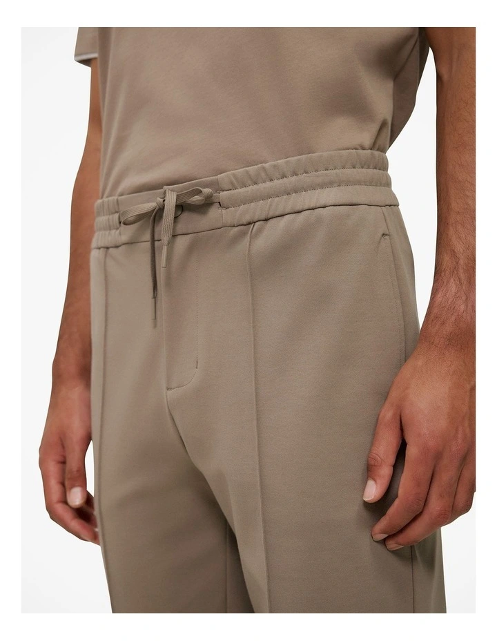 Ponte Straight Leg Pant in Dark Taupe image 4