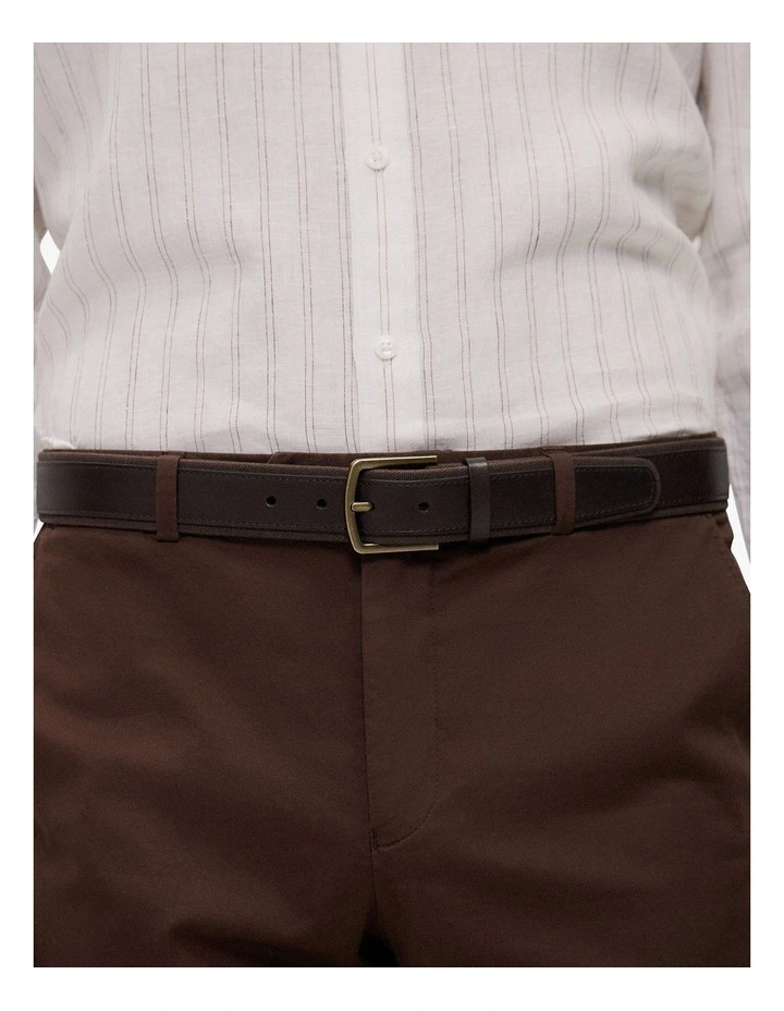 Roan Canvas Belt in Espresso image 2