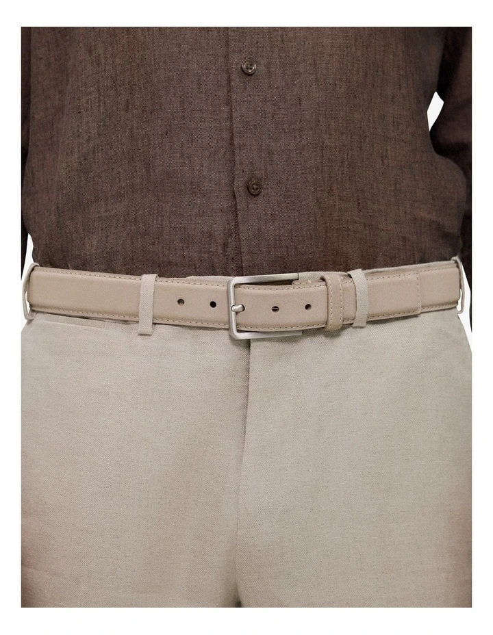 Mica Suede Belt in Sandstone image 2