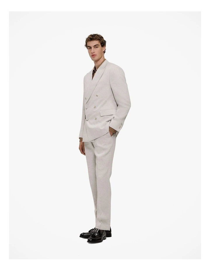 Regular Fit Delave Linen Shirt in Amaretto image 4