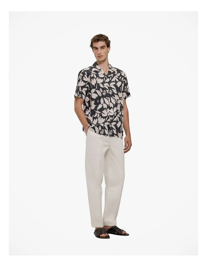 Sable Short Sleeve Shirt in Black image 5