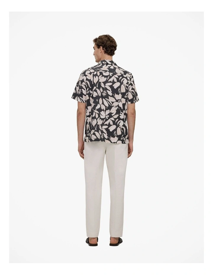 Sable Short Sleeve Shirt in Black image 6