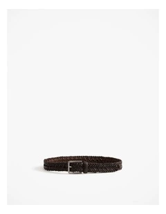 Marek Woven Belt in Espresso