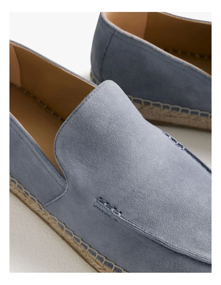 Lyro Suede Espadrille in Mineralblue image 4