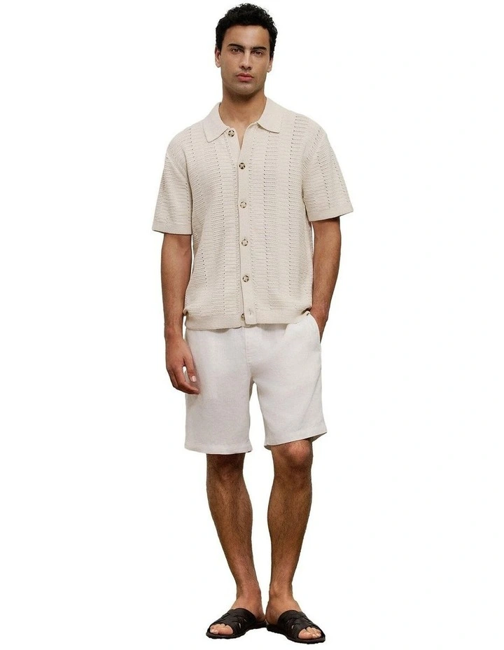Crochet Cotton Knit Shirt image 3