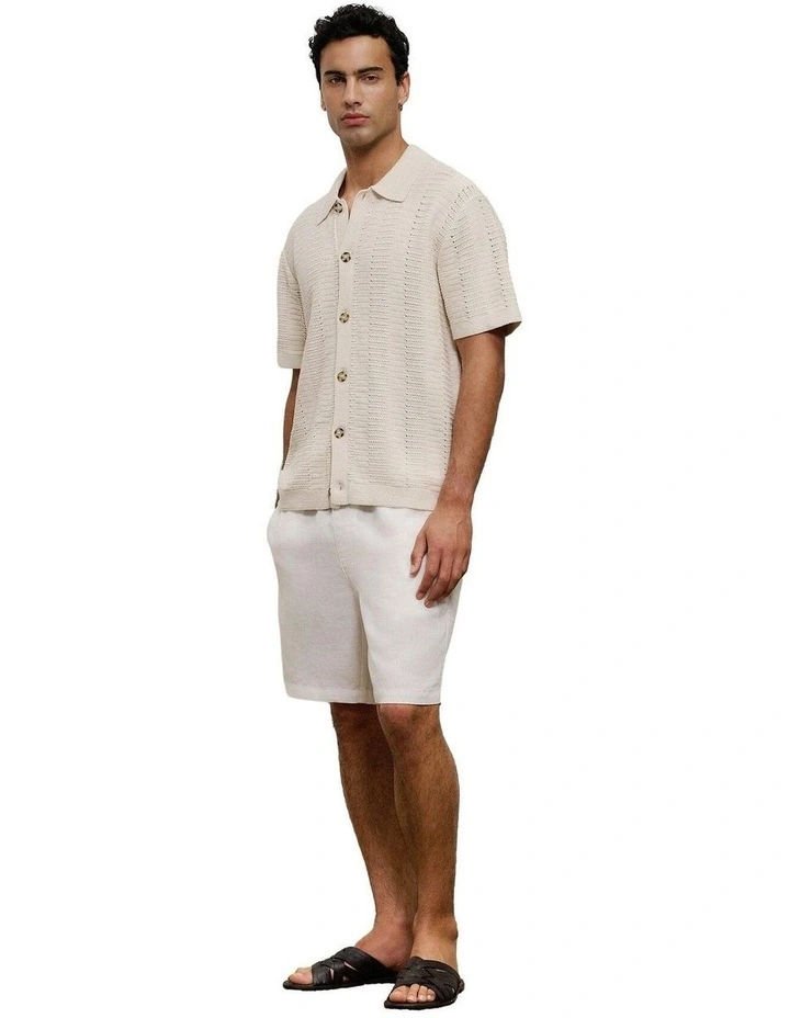 Crochet Cotton Knit Shirt image 5