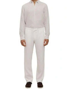 Linen Relaxed Drawcord Pant