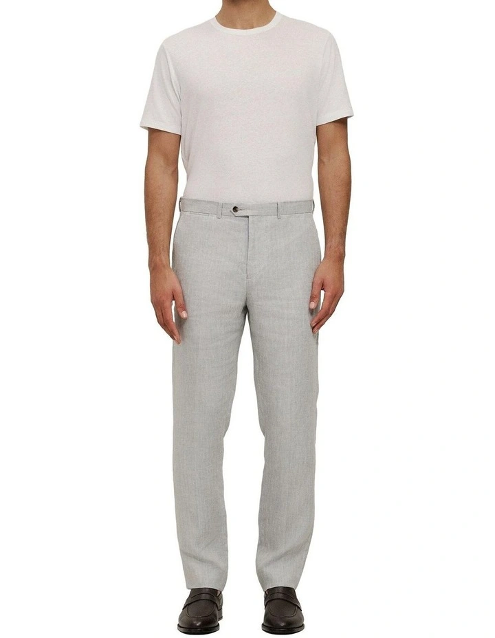 Linen Herringbone Trouser image 1
