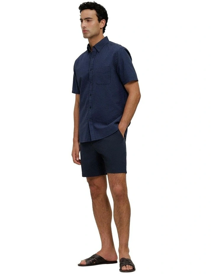 Cotton Seersucker Short Sleeve Shirt image 5