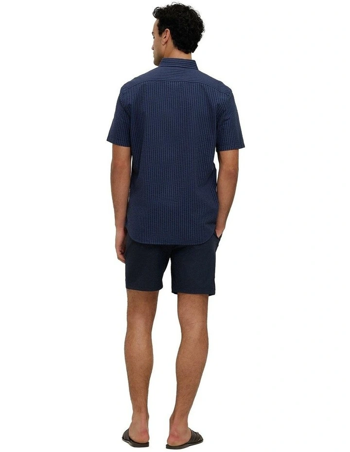 Cotton Seersucker Short Sleeve Shirt image 6