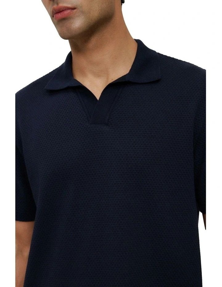 Jacquard Diamond Stitch Polo image 3