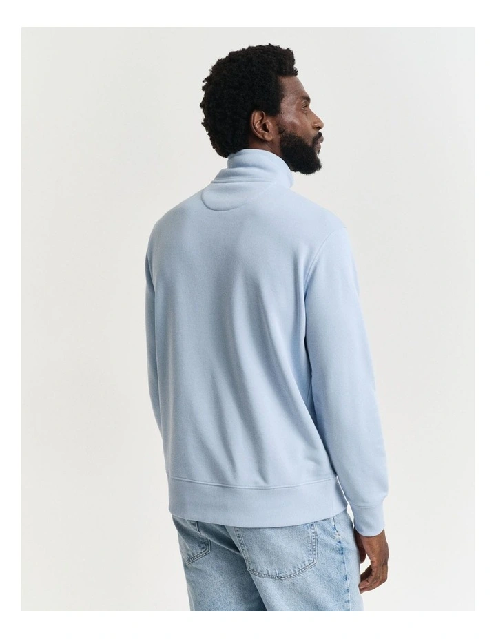Shield Half-Zip Sweatshirt in Fresh Blue image 2