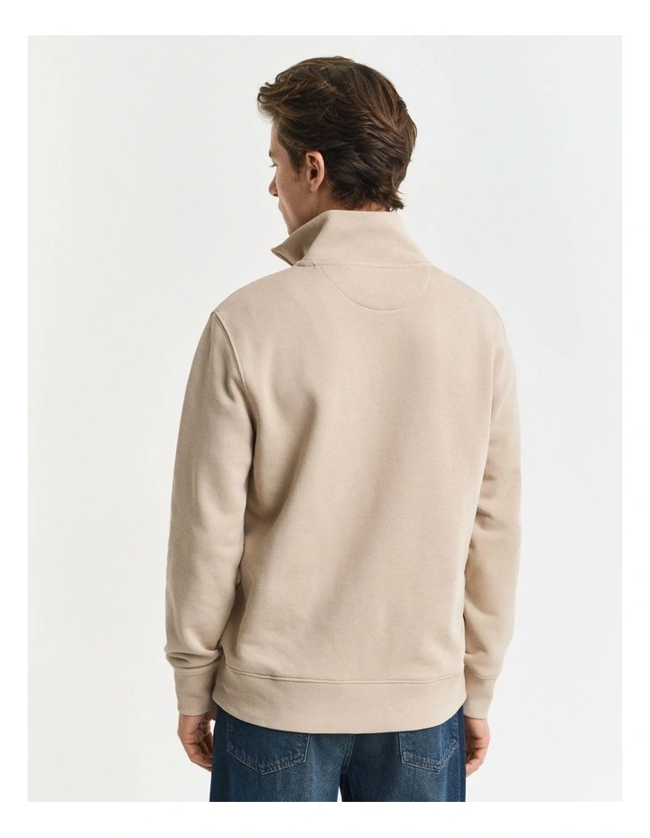 Shield Half-Zip Sweatshirt in Dry Sand image 2