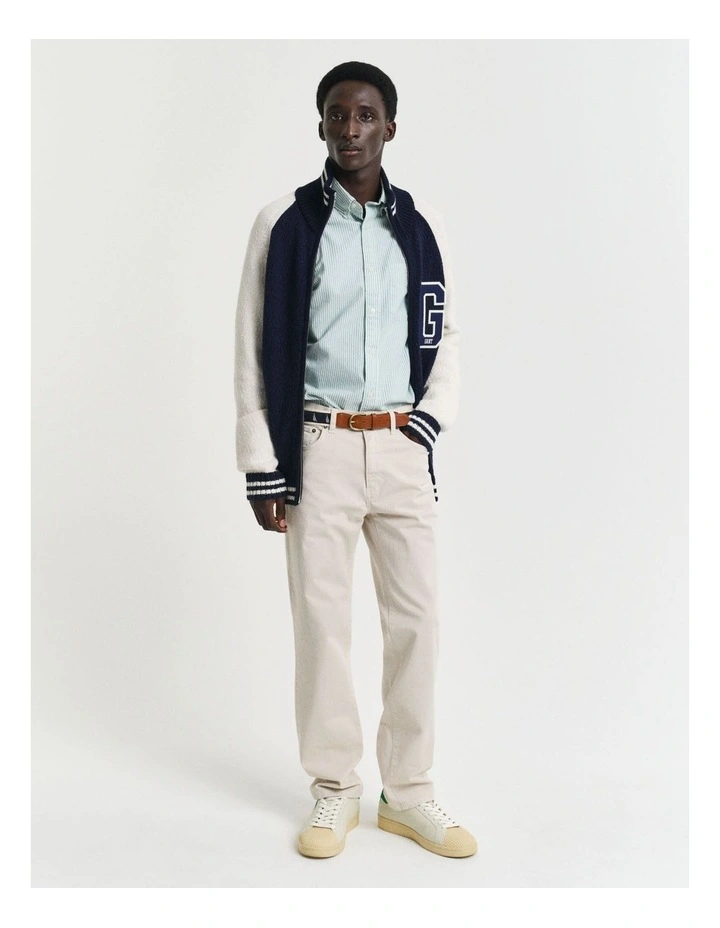 Regular Fit Desert Jeans in Putty image 3
