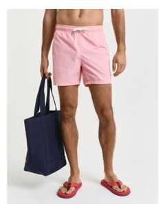 Swim Shorts in Geranium Pink