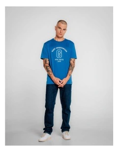 Graphic T-Shirt in Rich Blue