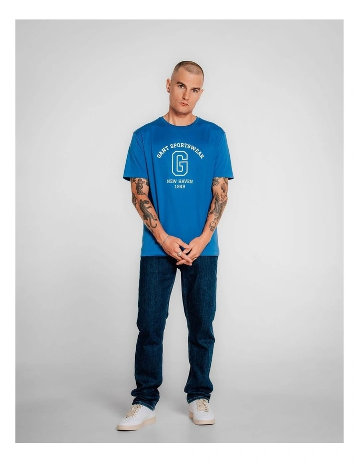 Graphic T-Shirt in Rich Blue image 1