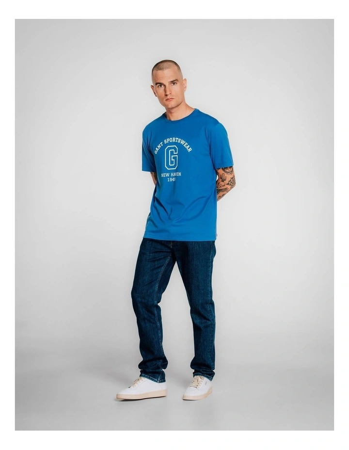 Graphic T-Shirt in Rich Blue image 3
